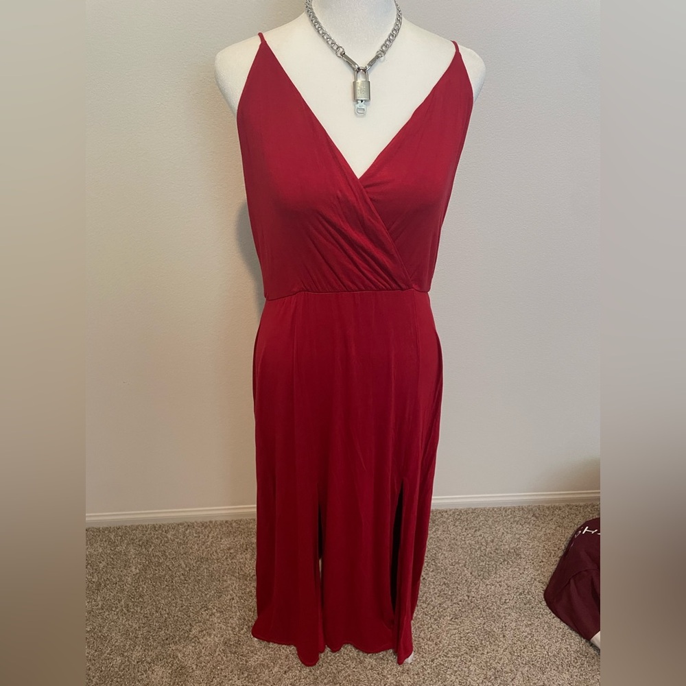 Lulu's Vibrant Red Dress